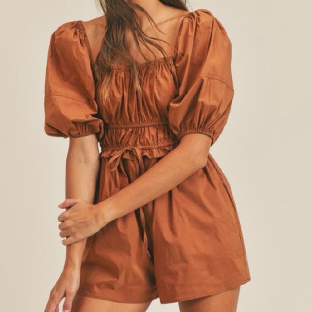 Brown jumpsuit